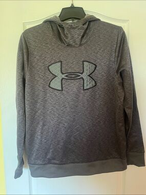 Under Armour Gray ColdGear Pullover Hoodie